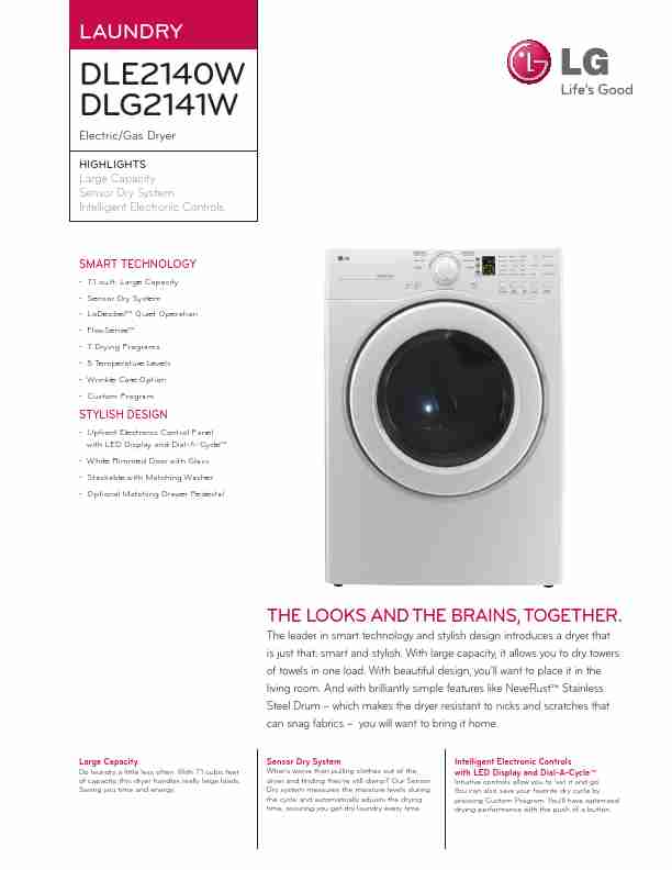 LG Electronics Clothes Dryer DLE2140W-page_pdf